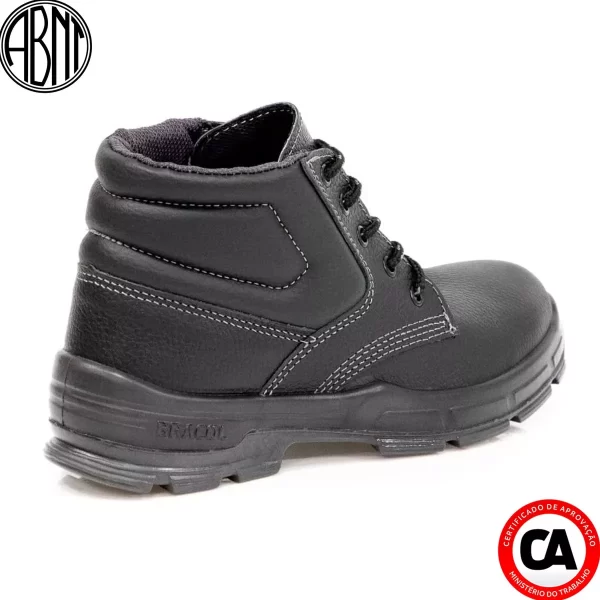 Botina Epi Bota Segurança Sapato Trabalho Bracol Bico Pvc