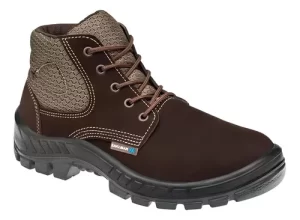 Bota Botina De Segurança Coturno Masculina Marluvas Com Cadarço