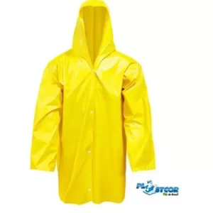 Capa de Chuva Forrada com Capuz PVC - Plastcor Tamanho G
