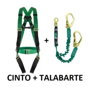 CINTURÃO DE SEGURANÇA CG 785 + TALABARTE CG-395 CARBOGRAFITE TAM 2
